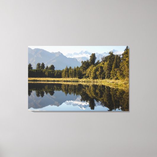 Mountain Reflection Photo Home Decor Canvas Afdruk (Voorkant)