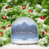 Mountain Reflections Design Snow Globe Sneeuwbol (Kerstmis)