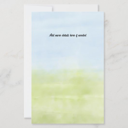 Mountain Resort bruiloft (Achterkant)