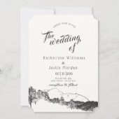 Mountain Retreat | Uitnodiging tot weddenschappen (Voorkant)