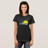 Mountain Retro Walleye Gevist Visser 7 T-shirt (Voorkant volledig)