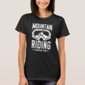 Mountain Riding Team Snowmobiling Expert Snow Ride T-shirt (Voorkant)