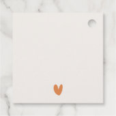 Mountain River Herfst Winterlandschap Bruiloft Bedankjes Labels (Achterkant)