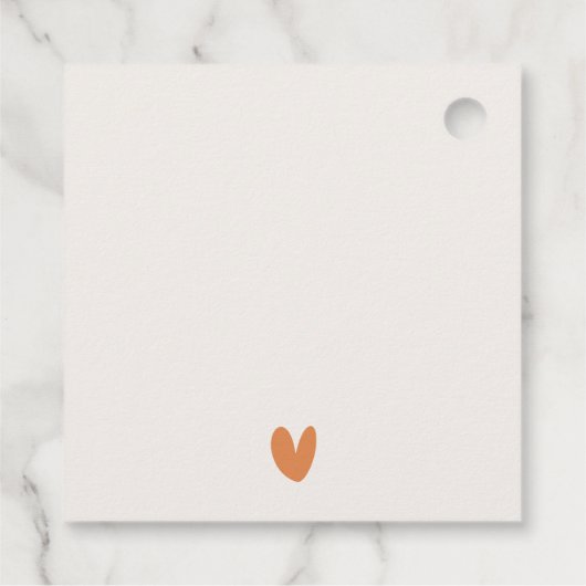 Mountain River Herfst Winterlandschap Bruiloft Bedankjes Labels (Achterkant)