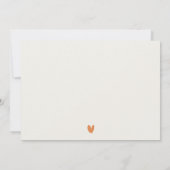 Mountain River Herfst Winterlandschap Bruiloft Kaart (Achterkant)