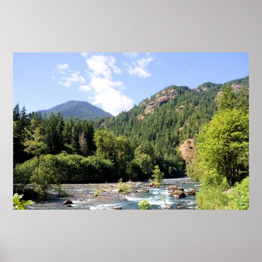 Mountain River Print (Voorkant)