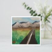 Mountain Road Kaart (Staand voorkant)