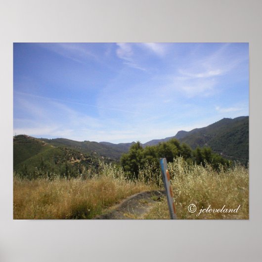 Mountain Road Poster (Voorkant)