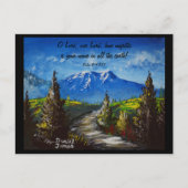 Mountain Road Scripting Briefkaart (Voorkant)