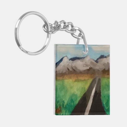 Mountain Road Sleutelhanger (Voorkant Links)