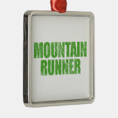 Mountain Runner Metalen Ornament (Rechts)