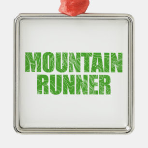 Mountain Runner Metalen Ornament