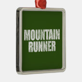 Mountain Runner Metalen Ornament (Rechts)