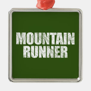 Mountain Runner Metalen Ornament