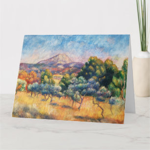 Mountain Sainte-Victoire Paysage van Renoir Kaart