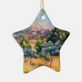 Mountain Sainte-Victoire Paysage van Renoir Keramisch Ornament (Rechts)
