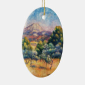 Mountain Sainte-Victoire Paysage van Renoir Keramisch Ornament (Rechts)