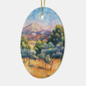 Mountain Sainte-Victoire Paysage van Renoir Keramisch Ornament (Links)