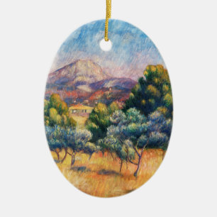 Mountain Sainte-Victoire Paysage van Renoir Keramisch Ornament