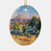Mountain Sainte-Victoire Paysage van Renoir Keramisch Ornament (Rechts)