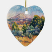 Mountain Sainte-Victoire Paysage van Renoir Keramisch Ornament (Rechts)