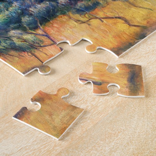 Mountain Sainte-Victoire Paysage van Renoir Legpuzzel (Zijkant)