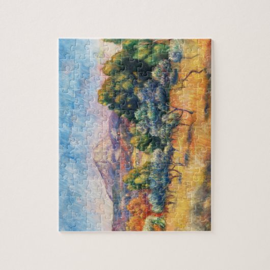 Mountain Sainte-Victoire Paysage van Renoir Legpuzzel (Verticaal)