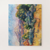 Mountain Sainte-Victoire Paysage van Renoir Legpuzzel (Verticaal)