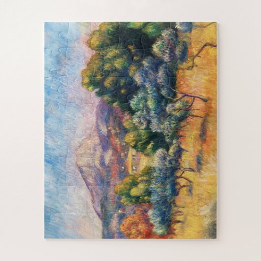 Mountain Sainte-Victoire Paysage van Renoir Legpuzzel (Verticaal)
