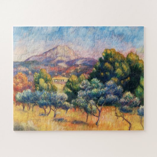 Mountain Sainte-Victoire Paysage van Renoir Legpuzzel (Horizontaal)