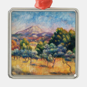 Mountain Sainte-Victoire Paysage van Renoir Metalen Ornament