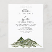 Mountain Save the Date (Voorkant)