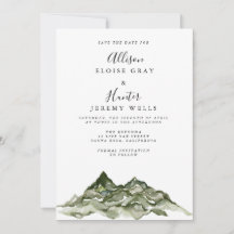 Mountain Save the Date
