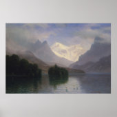 Mountain Scene 1880-90 Poster (Voorkant)