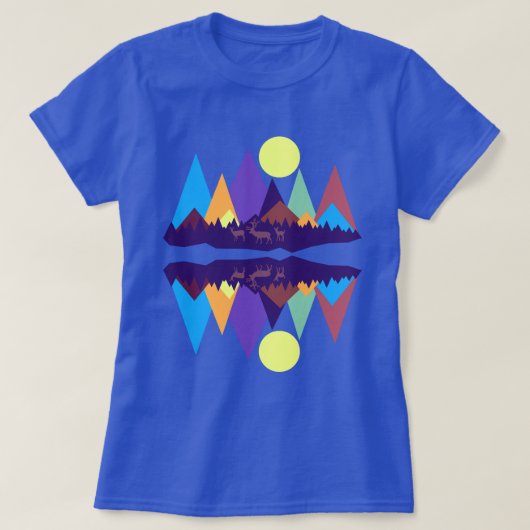 Mountain Scene #3 T-shirt (Design voorkant)