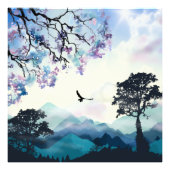 Mountain Scene Foto Afdruk (Voorkant)