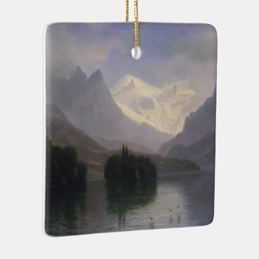 Mountain Scene Keramisch Ornament (Rechts)