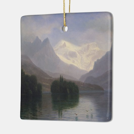 Mountain Scene Keramisch Ornament (Links)