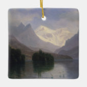 Mountain Scene Keramisch Ornament (Voorkant)