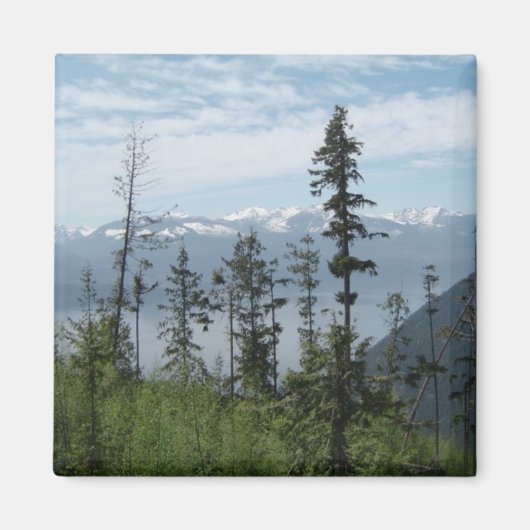 Mountain Scene Magneet (Voorkant)