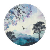 Mountain Scene Snijplank (Voorkant)