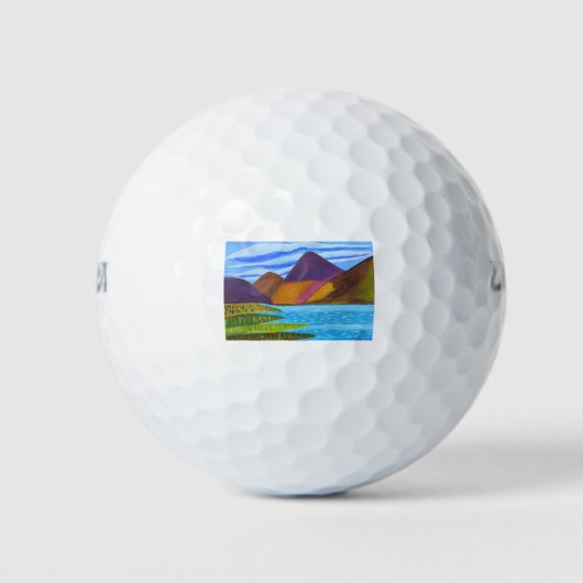 Mountain Scenery .JPG Golfballen (Voorkant)