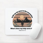 Mountain Scripture Mousepad Muismat (Met muis)