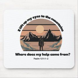 Mountain Scripture Mousepad Muismat