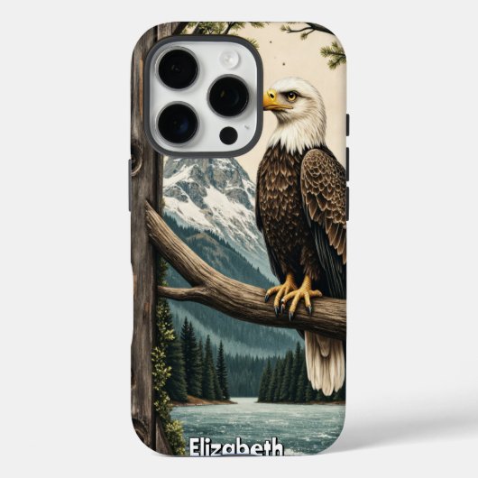 Mountain Sentinel: Adelaarsbaars Case-Mate iPhone Case (Achterkant)