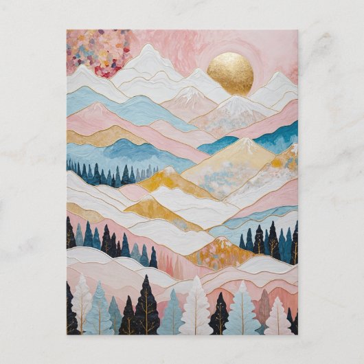 Mountain Serenity Briefkaart (Voorkant)