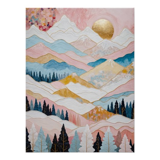 Mountain Serenity Perfect Poster (Voorkant)