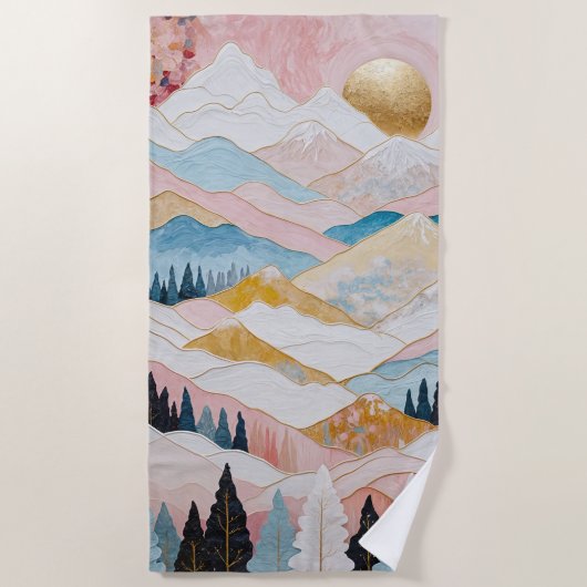 Mountain Serenity Strandlaken (Voorkant)