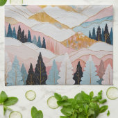 Mountain Serenity Theedoek (Gevouwen)