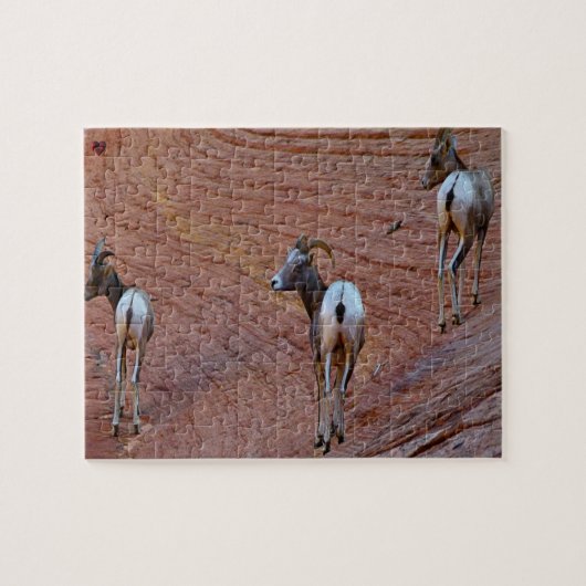 Mountain Sheep Utah Legpuzzel (Horizontaal)